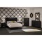Modern 5 Drawer Dresser with Chrome Handles and Curved Base for Home Organization